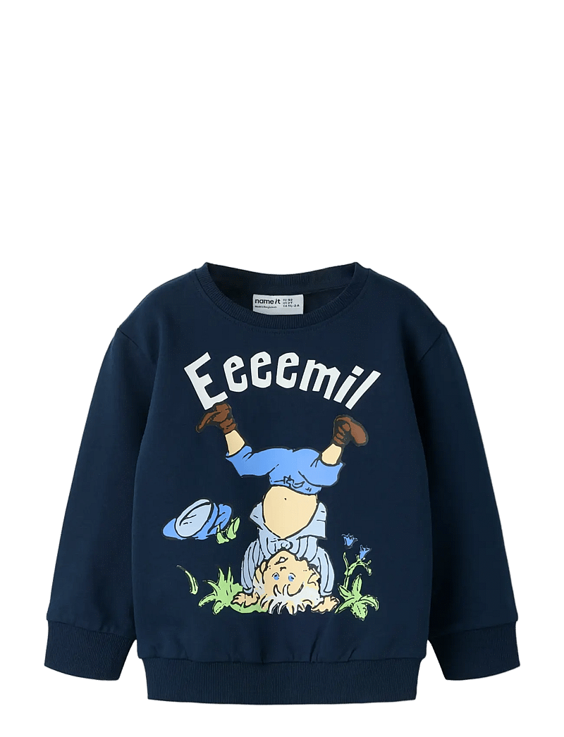name it - NMMMASKA EMIL NREG SWEAT UNB SKY - sweatshirts - navy blazer - 2