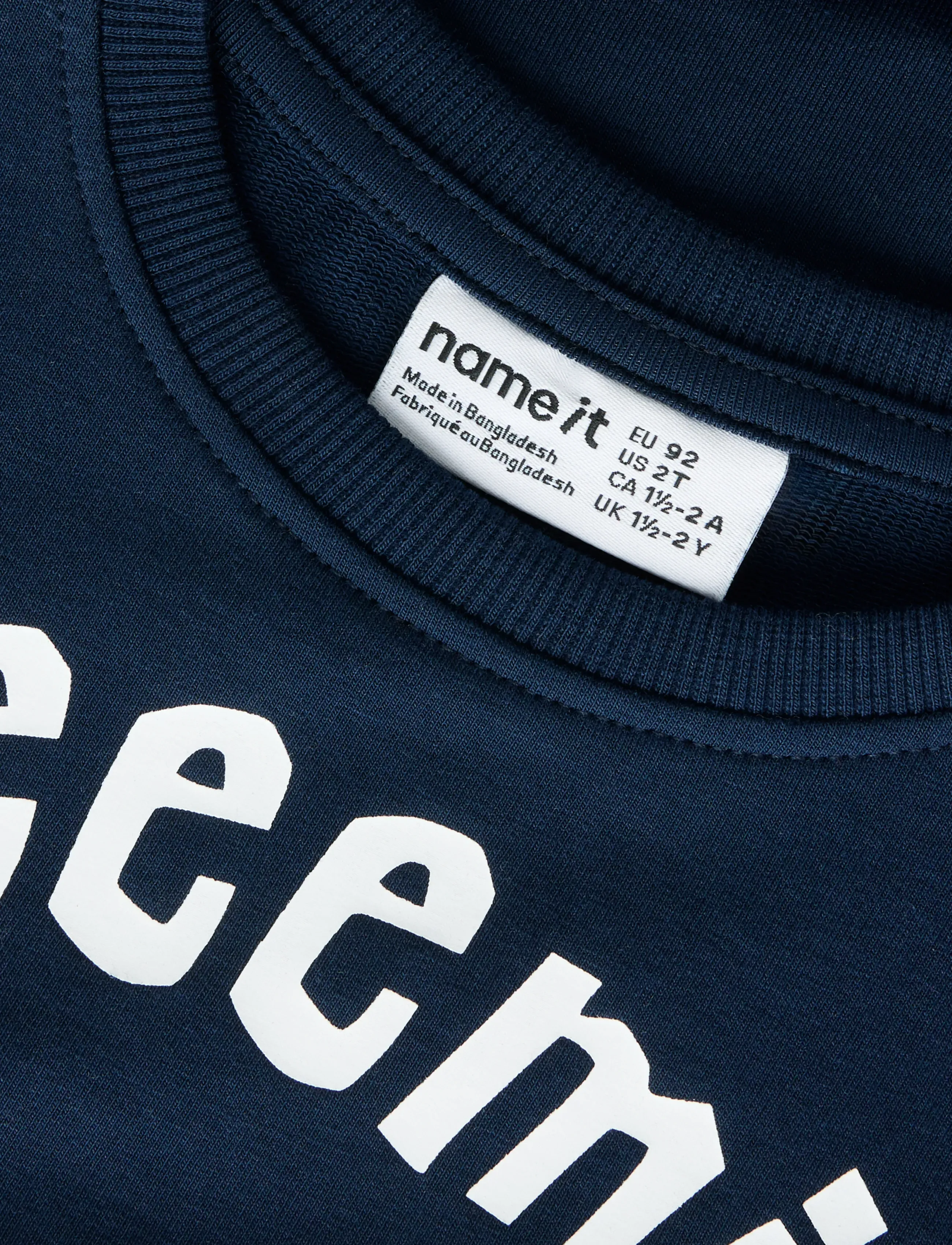 name it - NMMMASKA EMIL NREG SWEAT UNB SKY - sweatshirts - navy blazer - 3