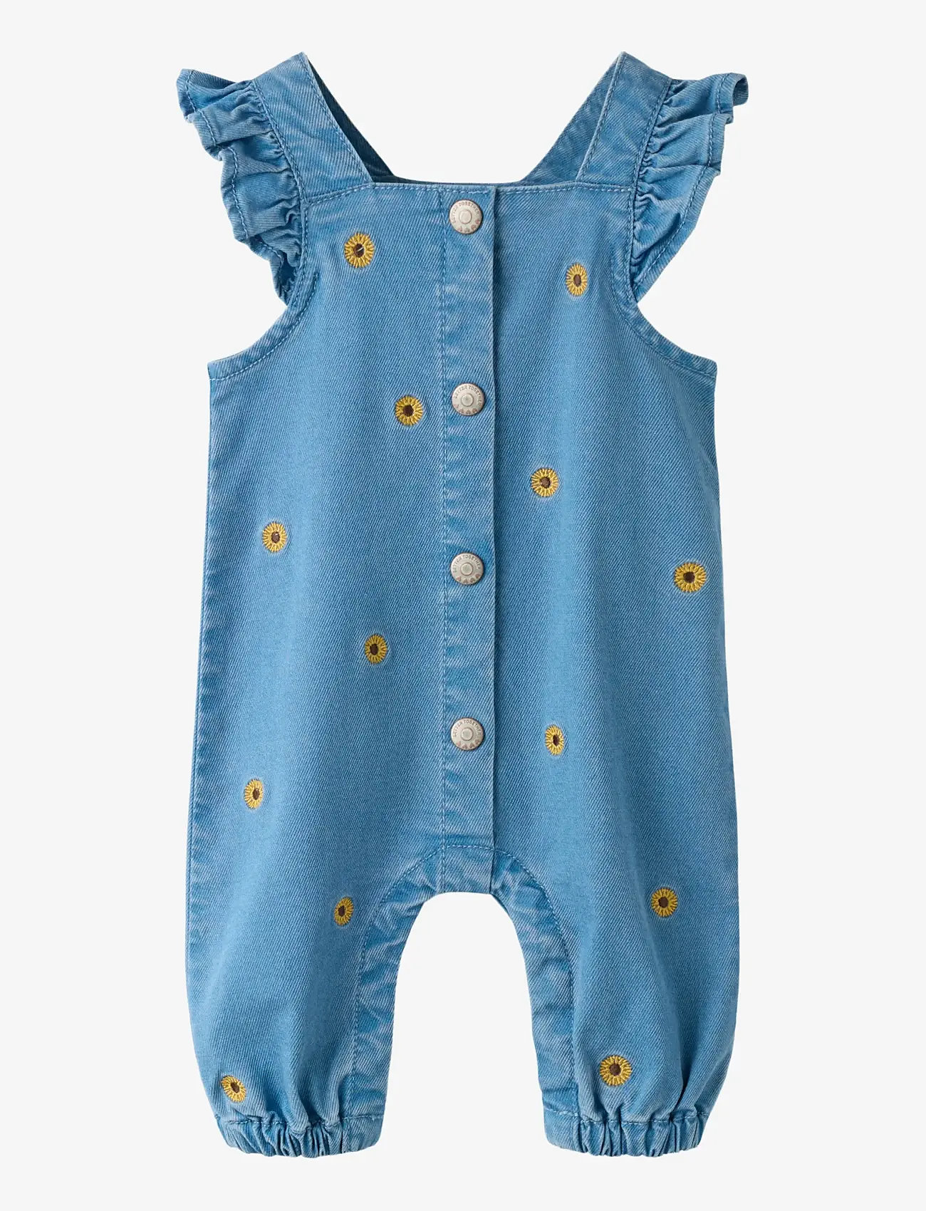 name it - NBFSAGE DNM OVERALL 2232-YB - buksedragter - medium blue denim - 0