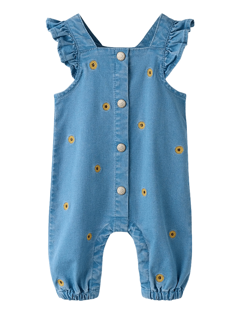 name it - NBFSAGE DNM OVERALL 2232-YB - buksedragter - medium blue denim - 0