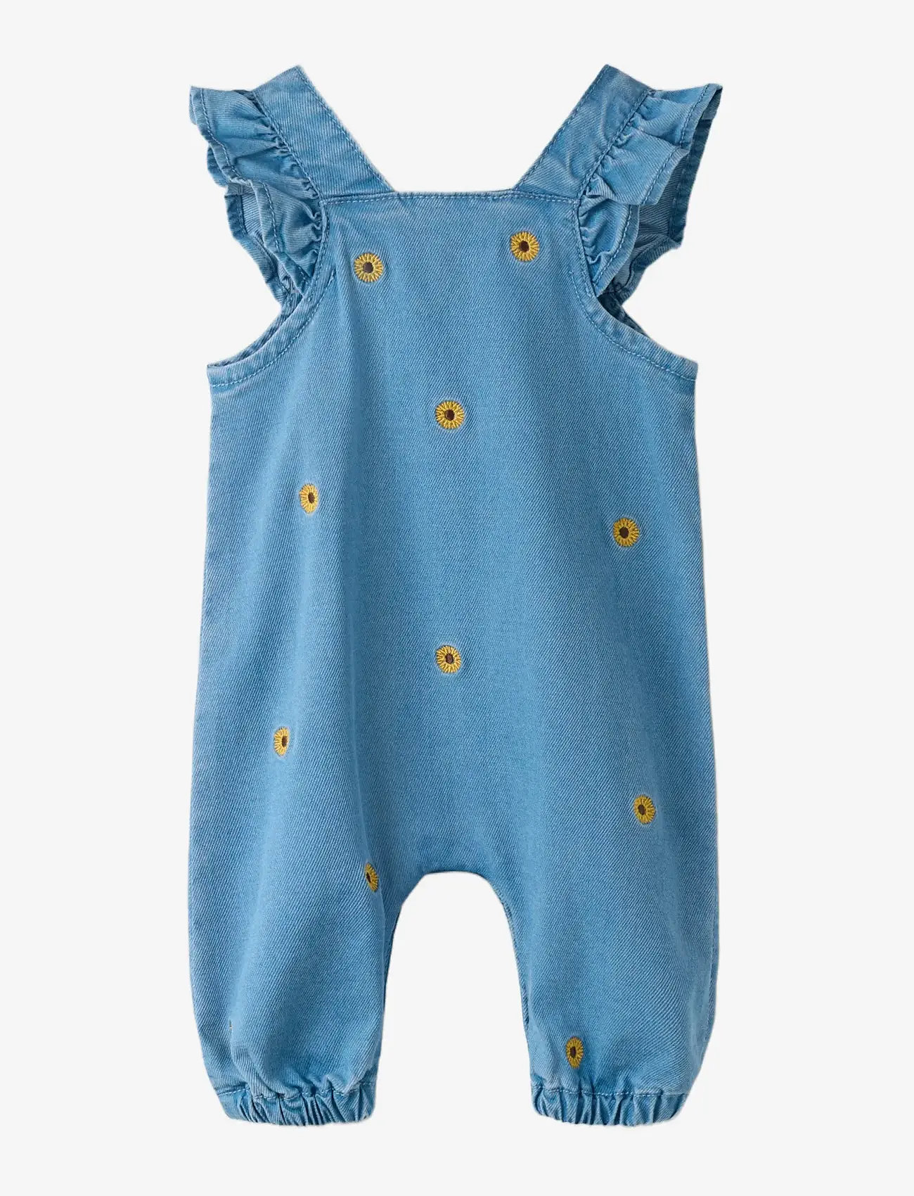 name it - NBFSAGE DNM OVERALL 2232-YB - buksedragter - medium blue denim - 1