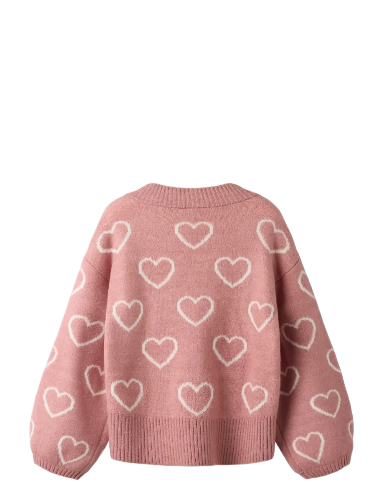 name it - NKFNELLY LS OVERSIZE KNIT - pullover - rose elegance - 1