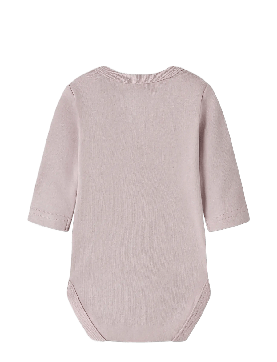 name it - NBFBODY 3P LS VIOLETFLOWER NOOS - multipack bodys - violet ice - 1