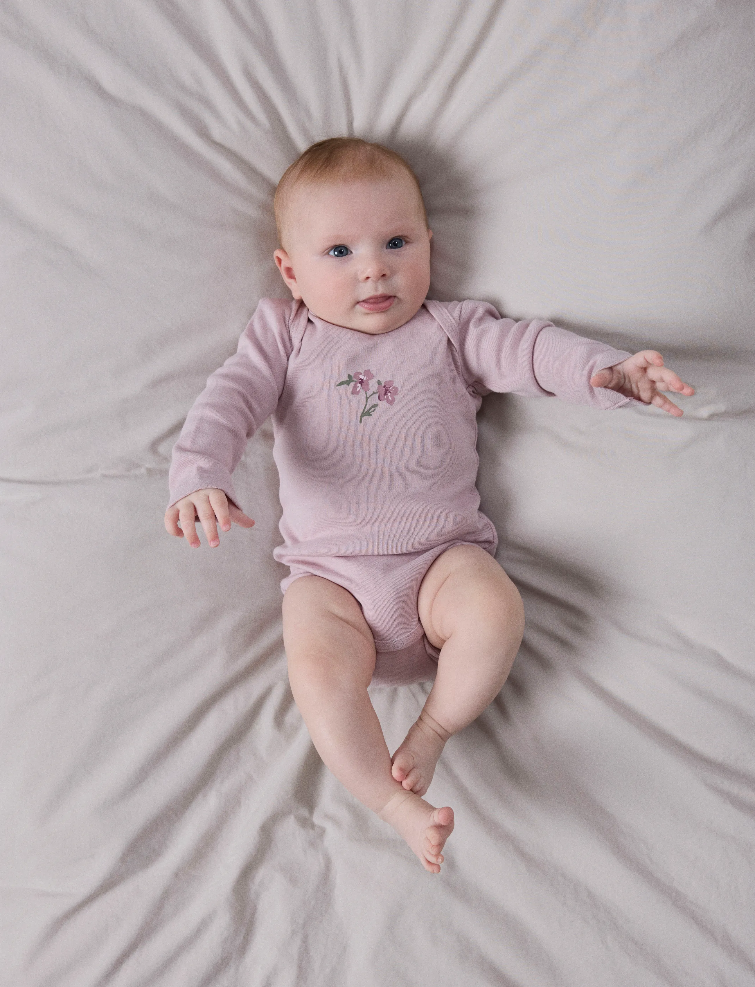 name it - NBFBODY 3P LS VIOLETFLOWER NOOS - multipack bodys - violet ice - 4