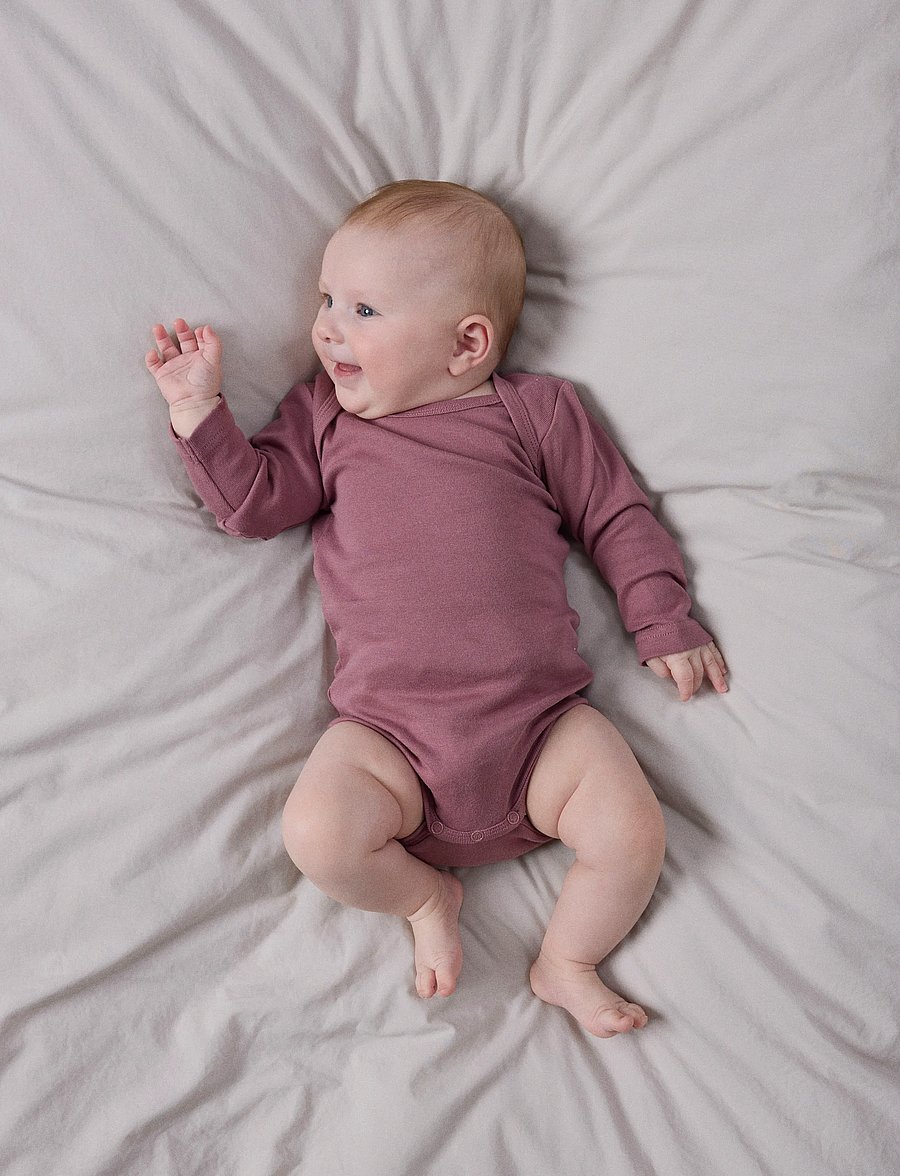 name it - NBFBODY 3P LS VIOLETFLOWER NOOS - multipack bodys - violet ice - 5