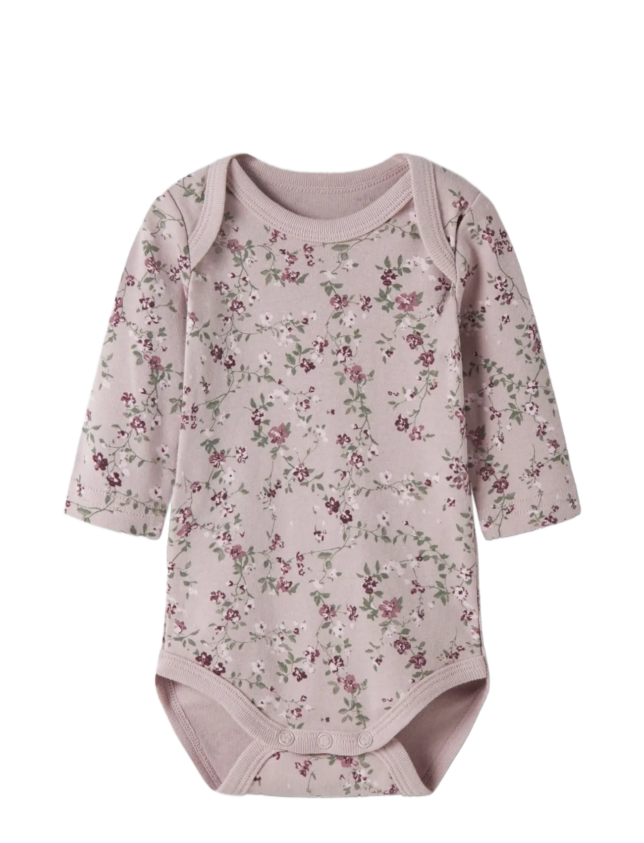 name it - NBFBODY 3P LS VIOLETFLOWER NOOS - multipack bodys - violet ice - 3