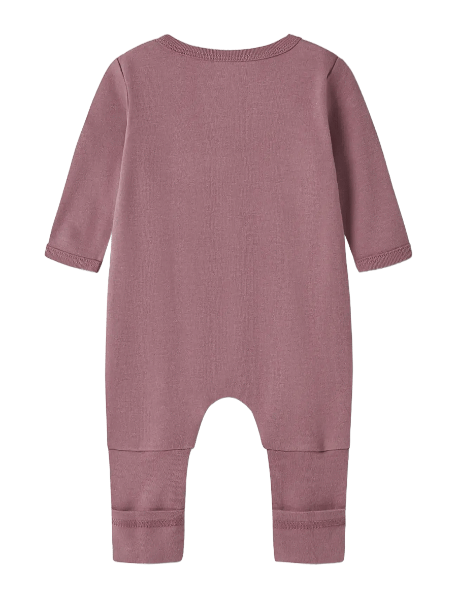 name it - NBFNIGHTSUIT 2P ZIP FF VIOLETFLOWER NOOS - violet ice - 1