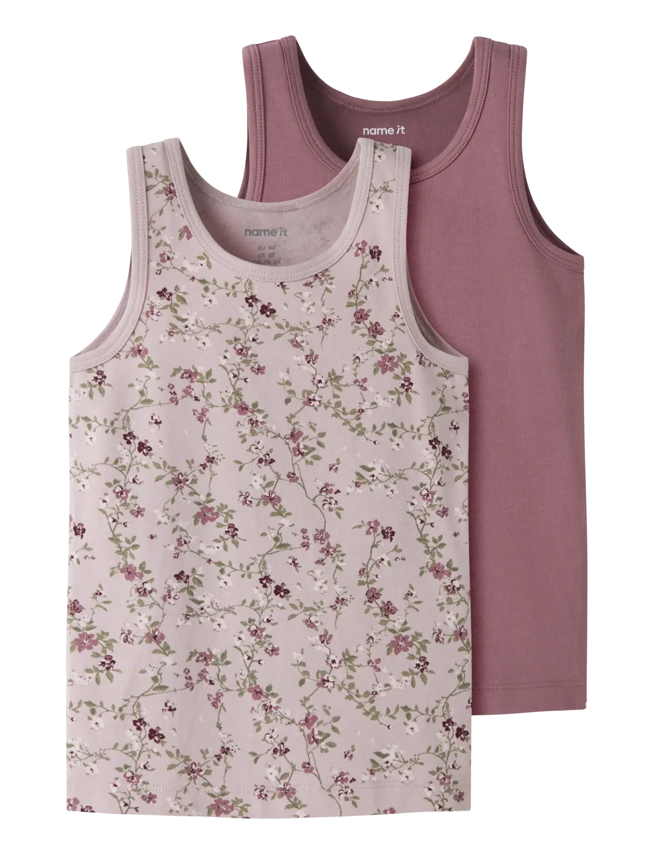 name it NMFTANK TOP 2P VIOLETFLOWER NOOS - Unterwäsche - VIOLET ICE / purple