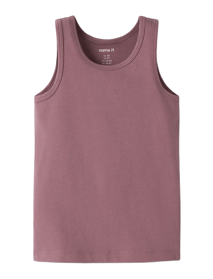 name it - NMFTANK TOP 2P VIOLETFLOWER NOOS - violet ice - 2