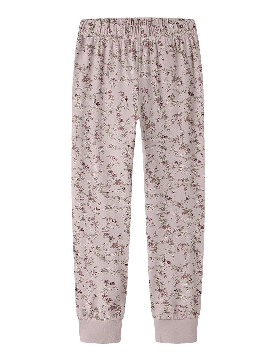 name it - NKFNIGHTSET VIOLETFLOWER NOOS - komplektid - violet ice - 2