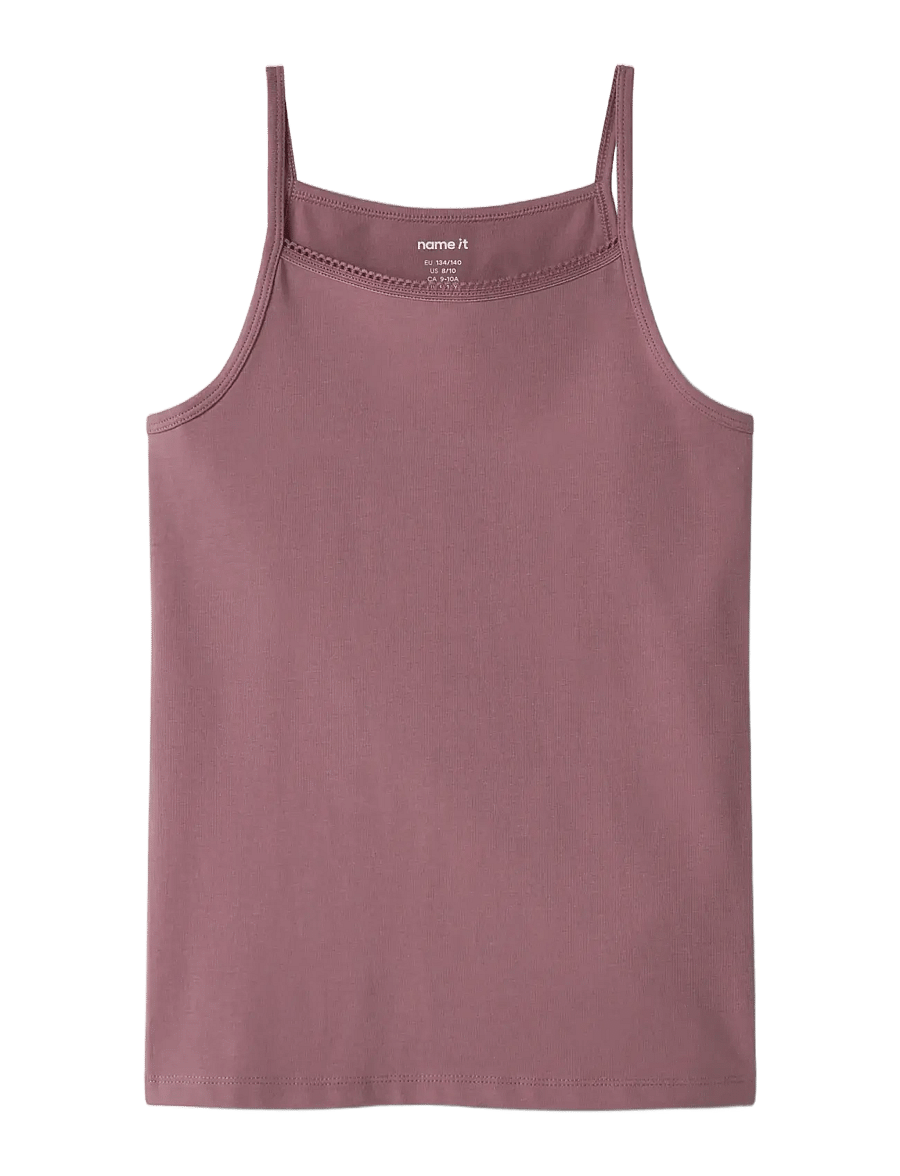 name it - NKFSTRAP TOP 2P VIOLETFLOWER NOOS - violet ice - 2