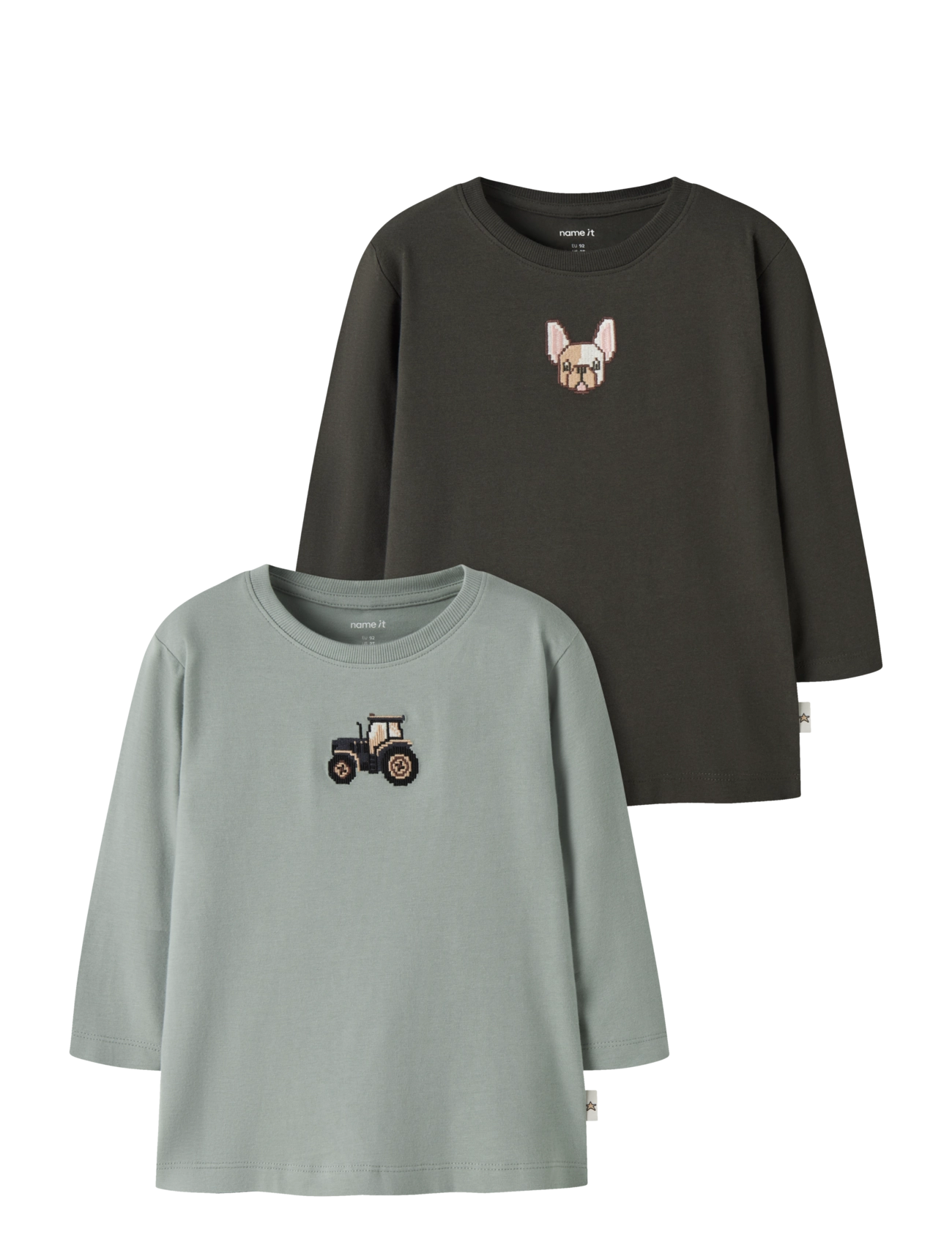 name it NMMLANCE 2P LS NREG TOP BOX - Kinder 98-134 - GREEN MILIEU / green