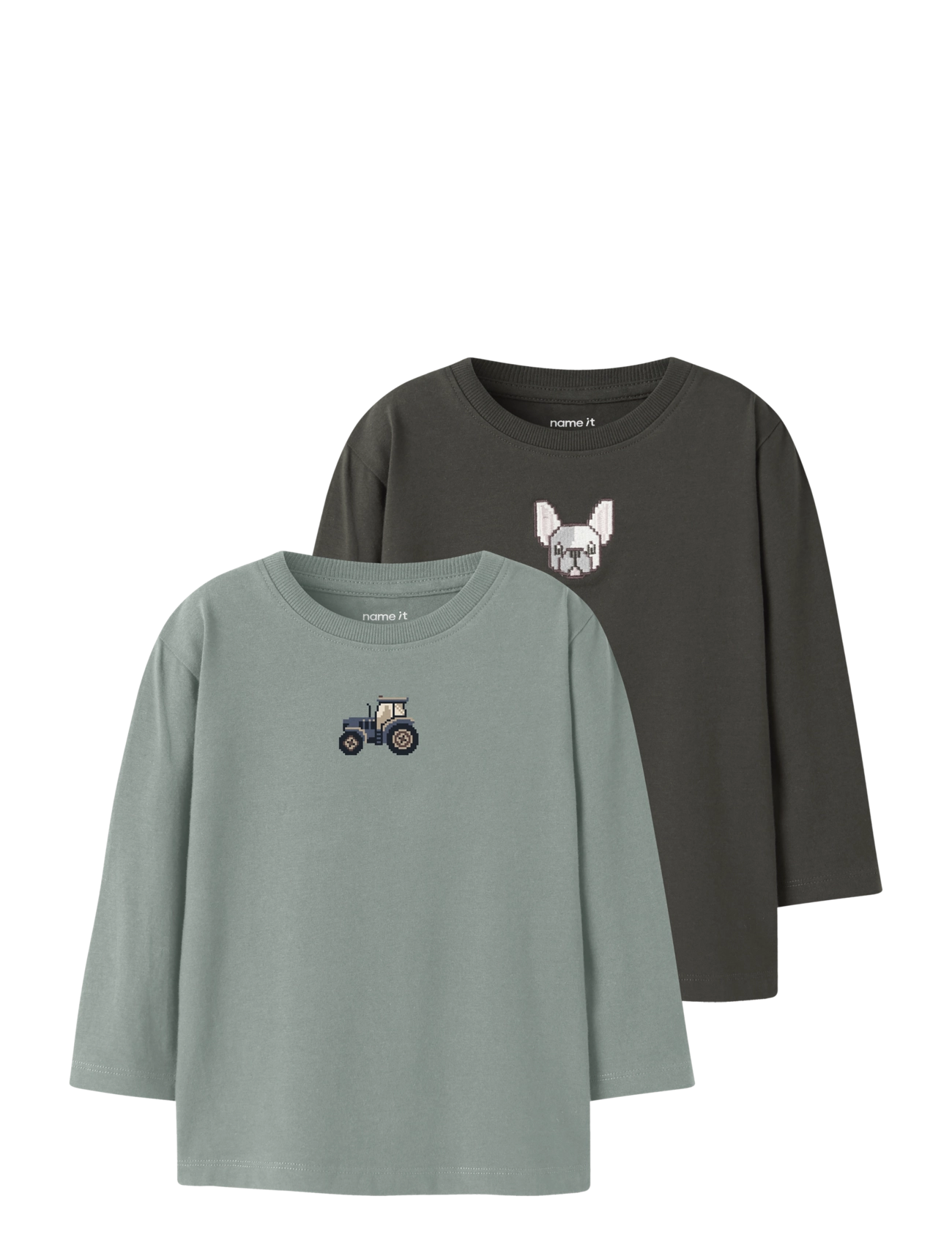 name it NMMLANCE 2P LS NREG TOP BOX - Back to school - GREEN MILIEU / green