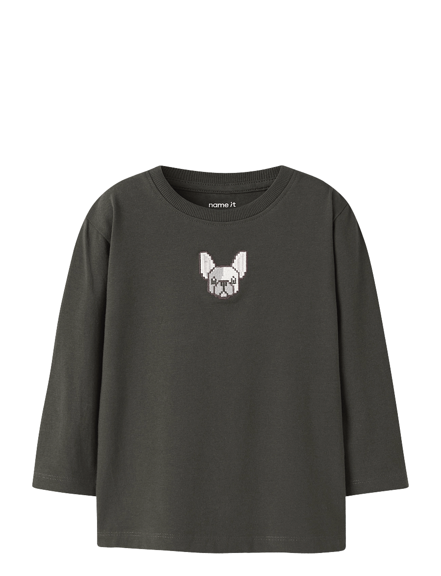 name it - NMMLANCE 2P LS NREG TOP BOX - langærmede t-shirts - green milieu - 1