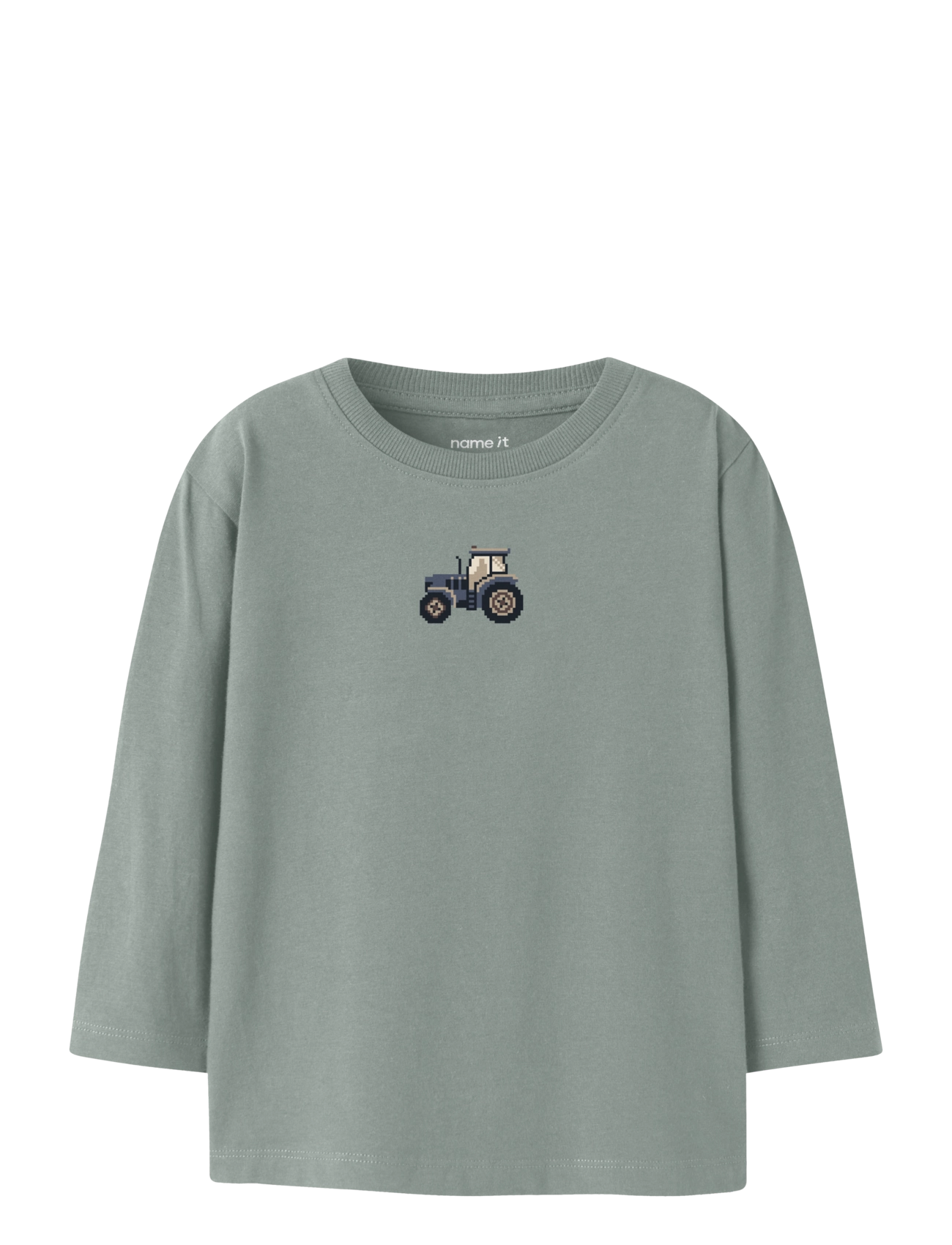 name it - NMMLANCE 2P LS NREG TOP BOX - langærmede t-shirts - green milieu - 2