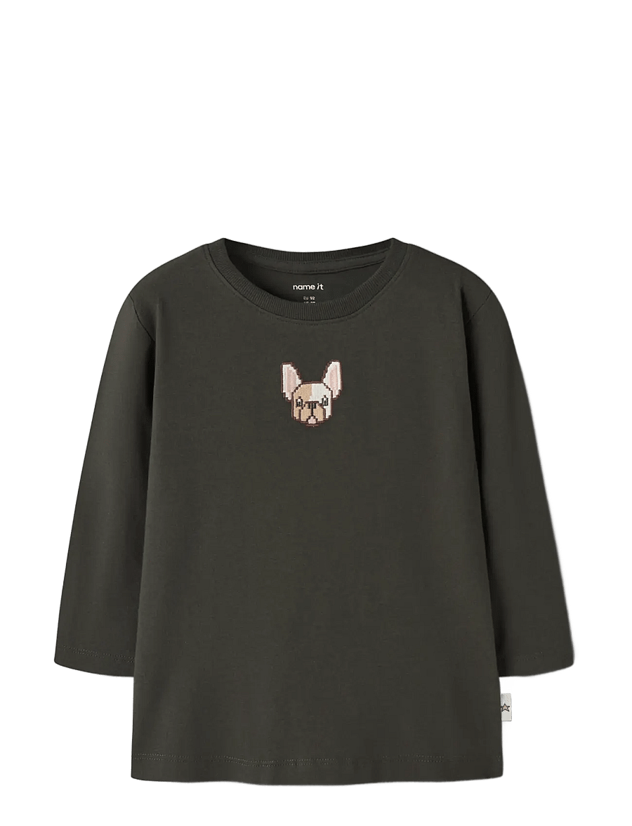 name it - NMMLANCE 2P LS NREG TOP BOX - langärmelig - green milieu - 3