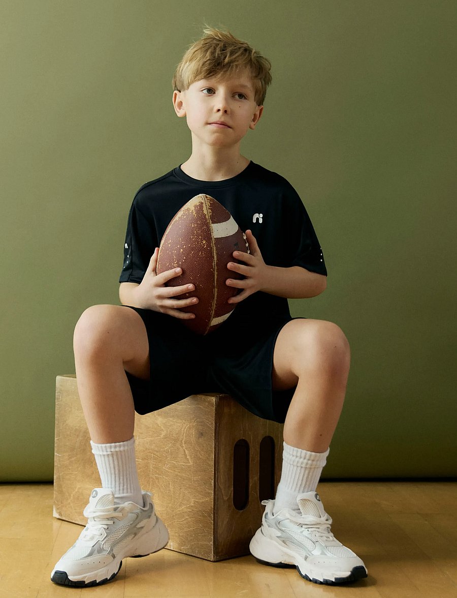 name it - NKNDEMU SS NREG SHORTS SET - sets mit kurzärmeligem t-shirt - black - 3