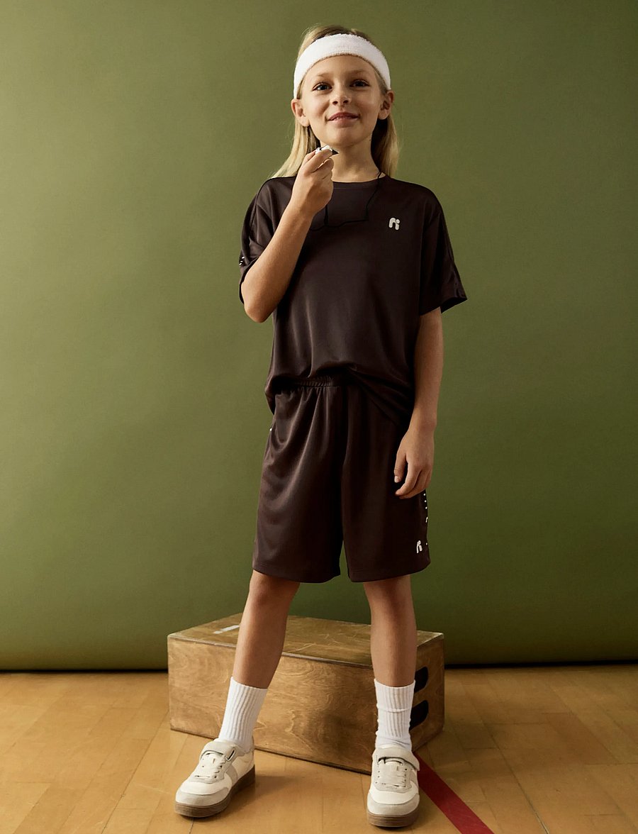 name it - NKNDEMU SS NREG SHORTS SET - komplektid lühikeste varrukatega t-särgiga - chocolate martini - 4