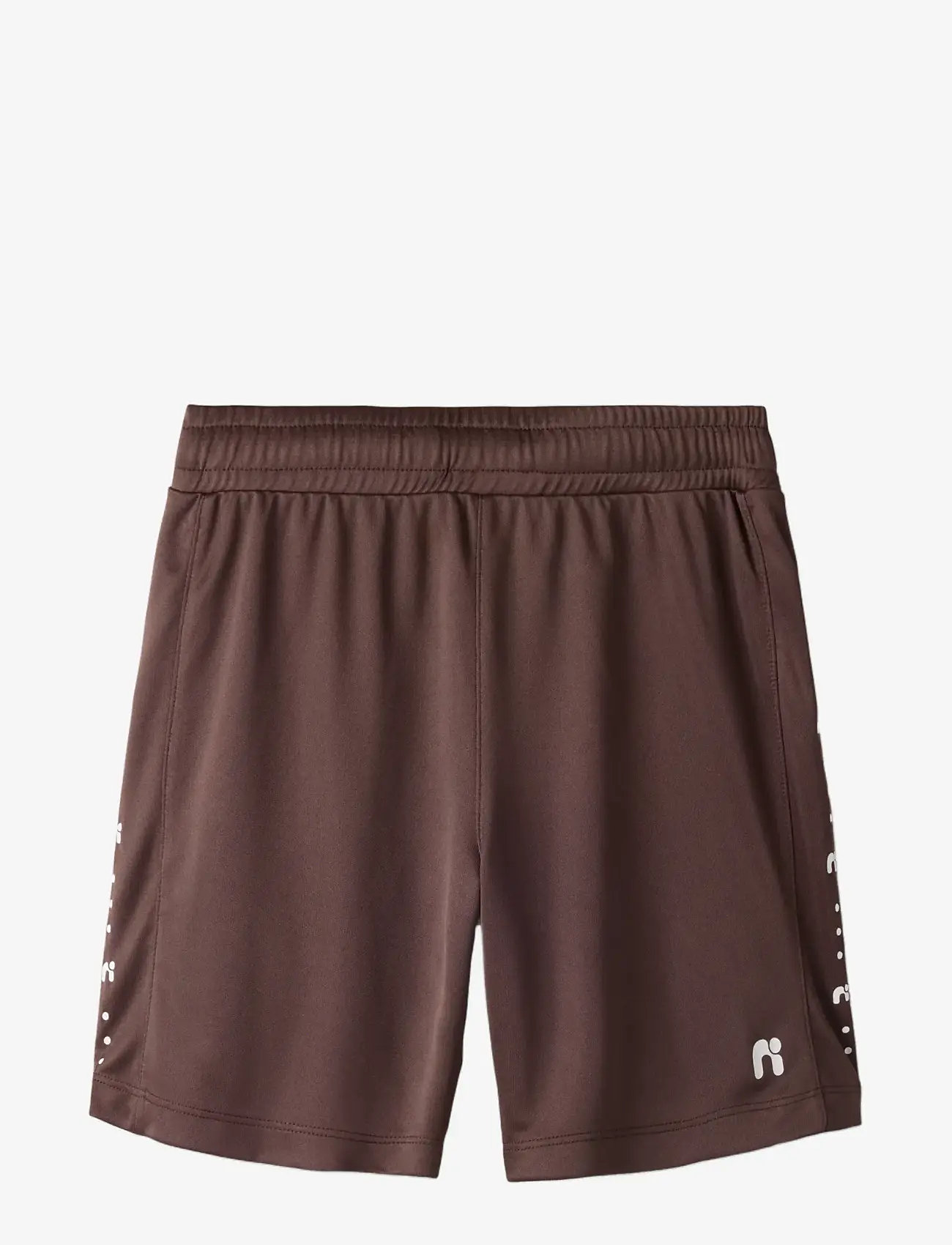 name it - NKNDEMU SS NREG SHORTS SET - sæt med kortærmet t-shirt - chocolate martini - 3