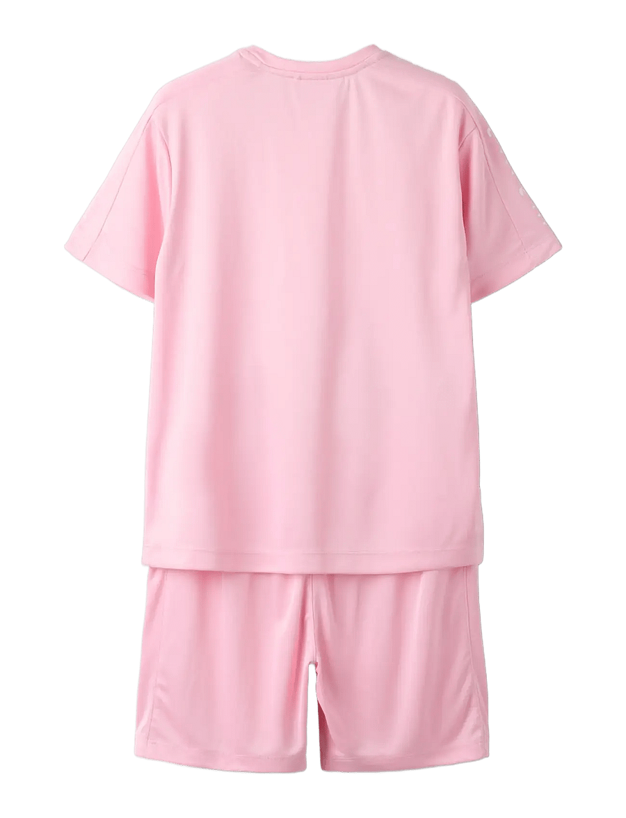 name it - NKNDEMU SS NREG SHORTS SET - set med kortärmad t-shirt - romance rose - 1