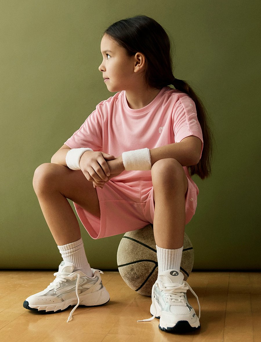 name it - NKNDEMU SS NREG SHORTS SET - set med kortärmad t-shirt - romance rose - 3