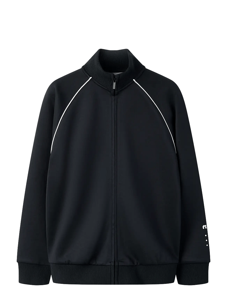 name it - NKNDUNNE LS NREG SWE CARD UNB - dressipluusid - black - 0