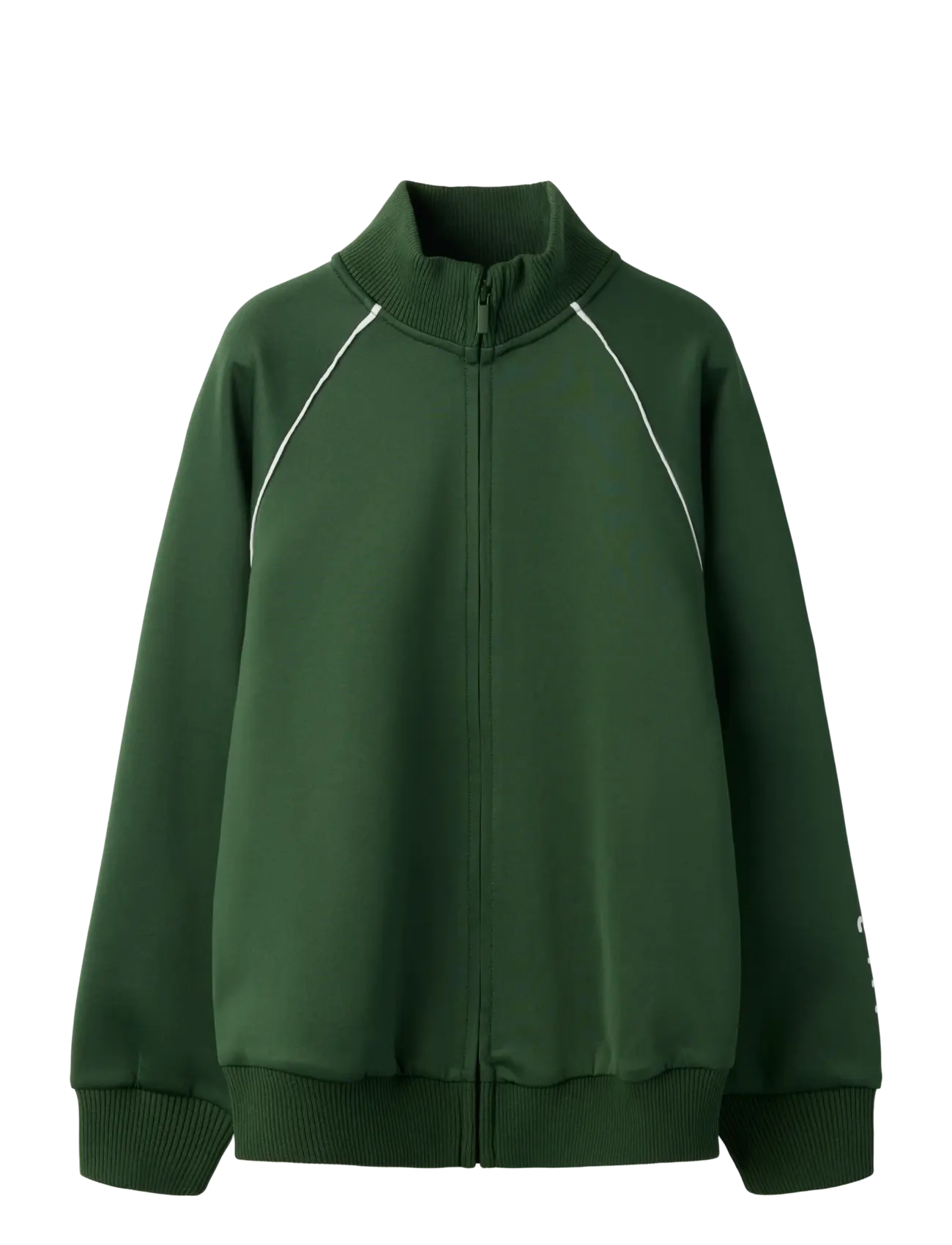name it Nkndunne Ls Nreg Swe Card Unb, 110, Green, Sweatshirts & Hættetrøjer > Sweatshirts, Børn