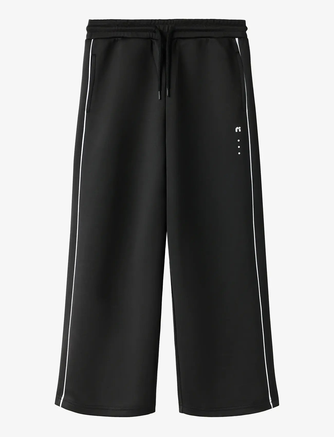 name it - NKNDUNNE WIDE SWE PANT UNB - sweatpants - black - 0