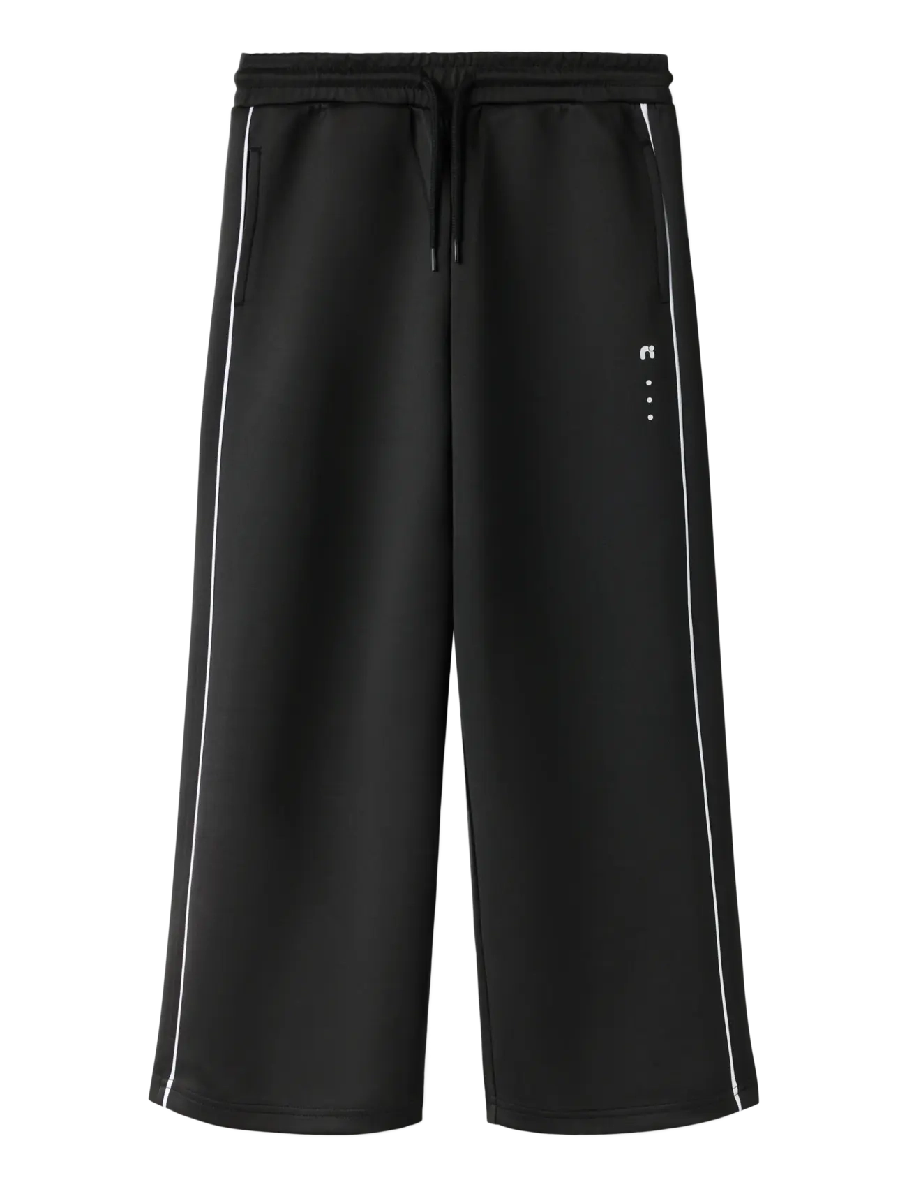 name it NKNDUNNE WIDE SWE PANT UNB - Bukser - BLACK / black