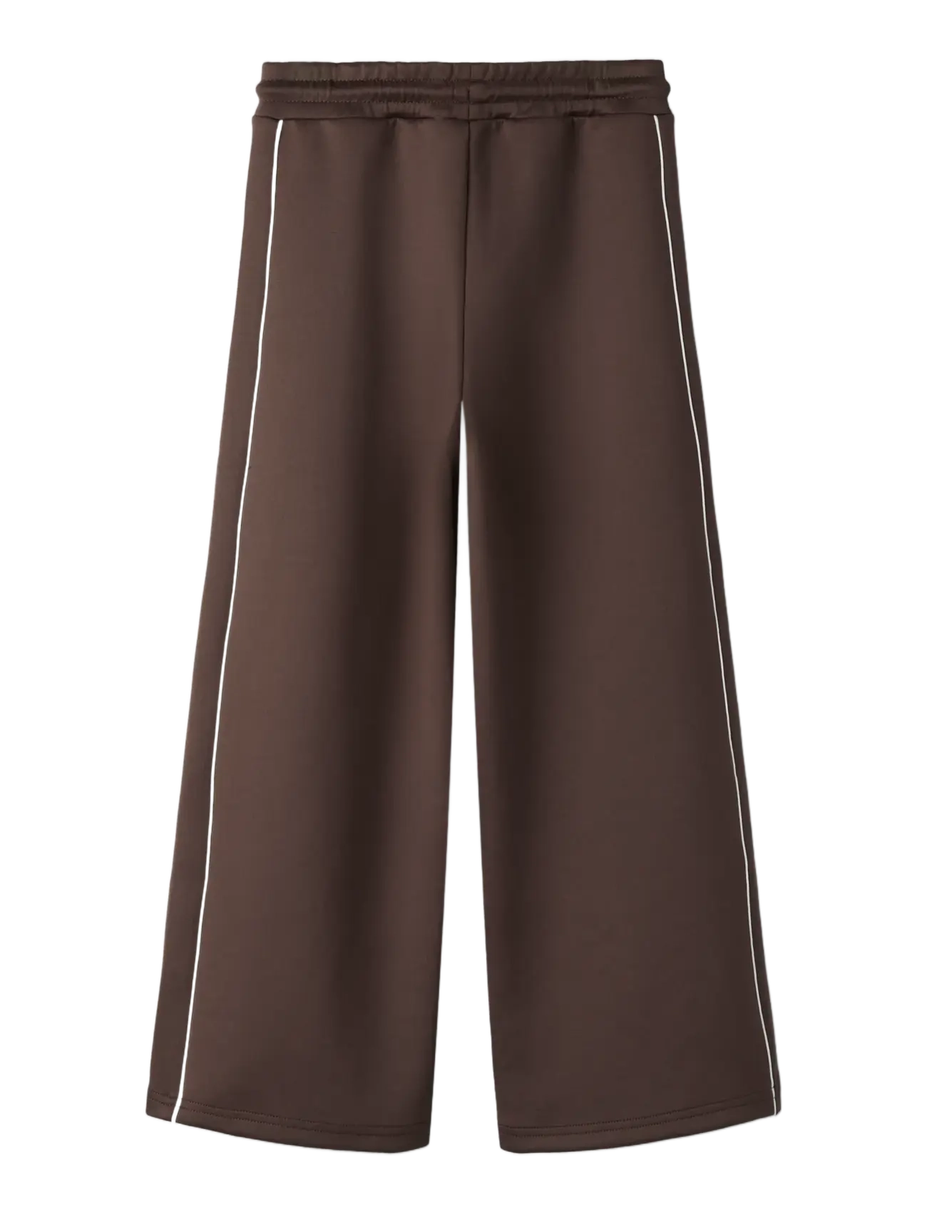 name it - NKNDUNNE WIDE SWE PANT UNB - sweatpants - chocolate martini - 1