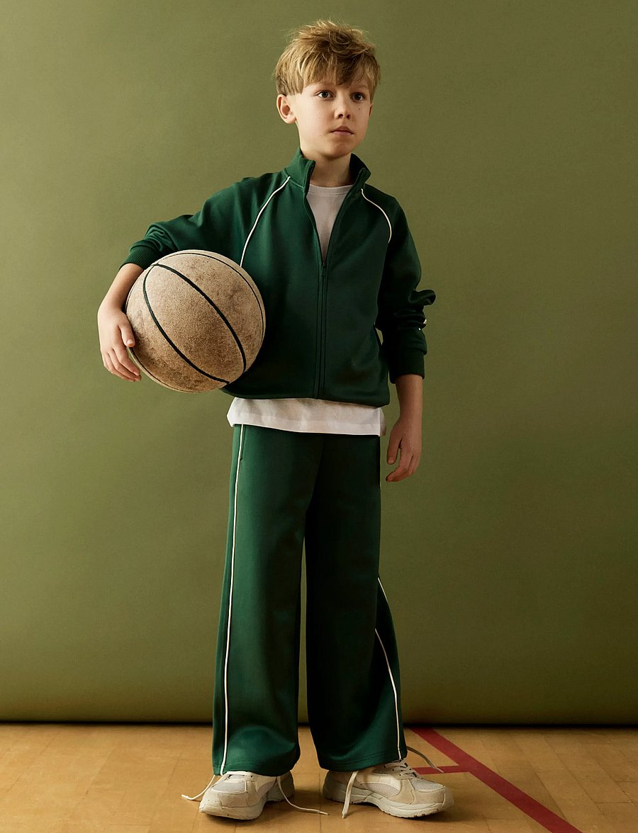 name it - NKNDUNNE WIDE SWE PANT UNB - babybukser - greener pastures - 3