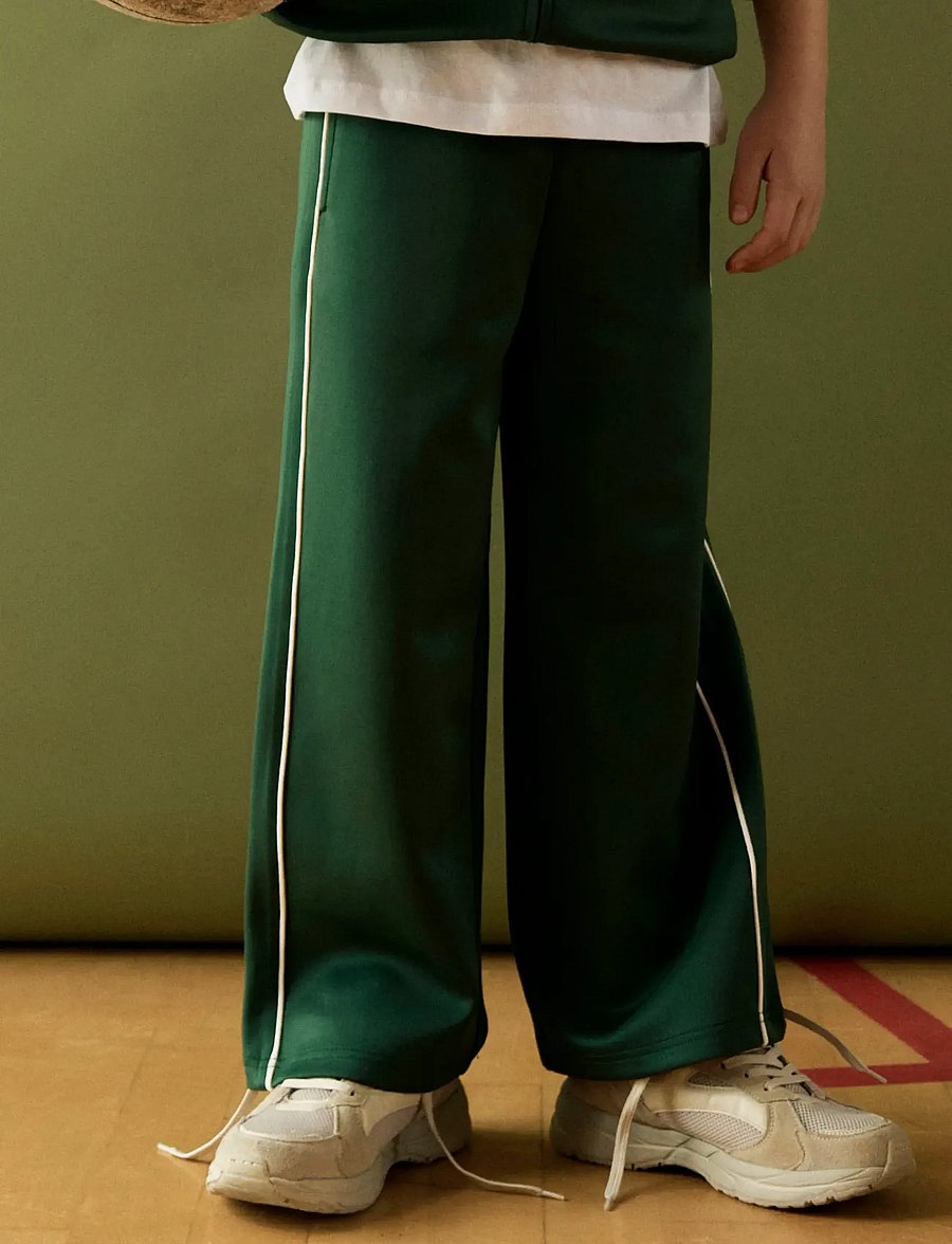 name it - NKNDUNNE WIDE SWE PANT UNB - babybukser - greener pastures - 4