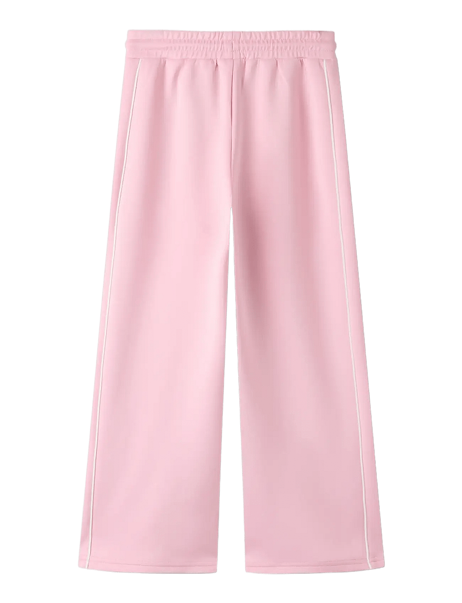 name it - NKNDUNNE WIDE SWE PANT UNB - babybukser - romance rose - 1