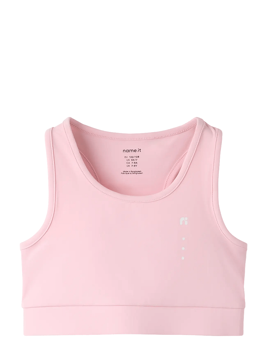 name it - NKFDIANA SL CROPPED SLIM TOP - sportoberteile - romance rose - 0