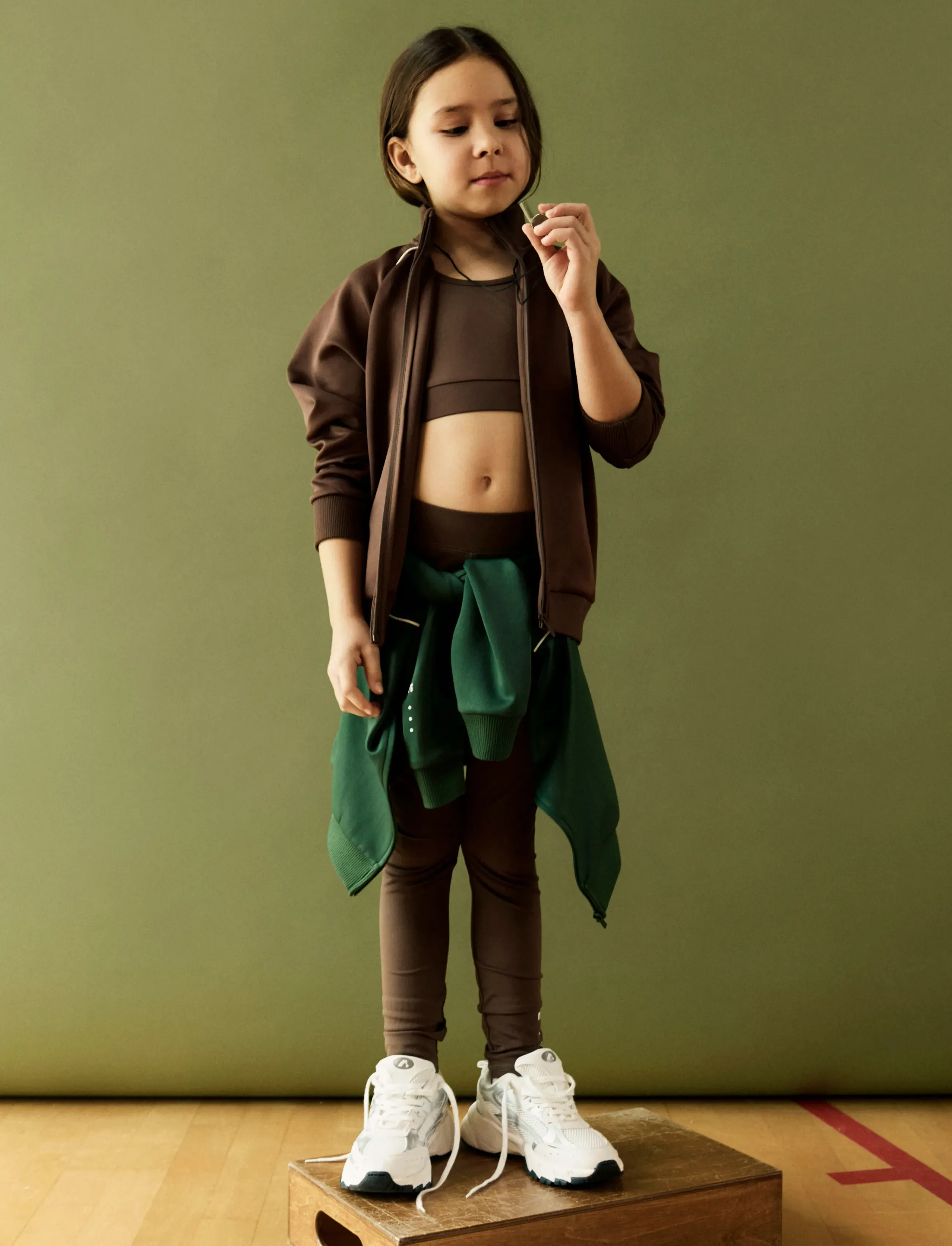 name it - NKFDIANA SLIM LEGGING - leggings - chocolate martini - 2