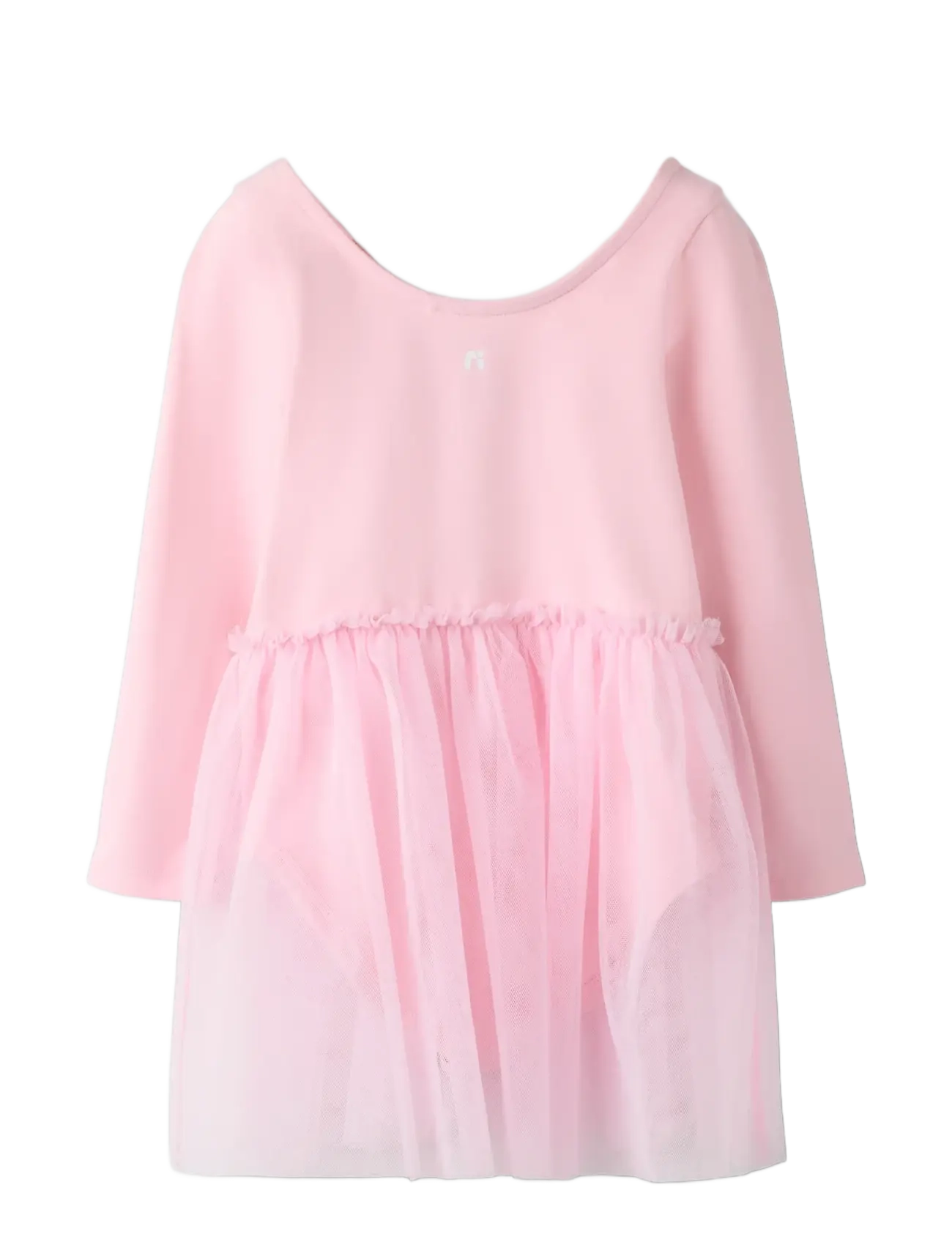 name it - NMFDAISY LS SLIM DRESS - peokleidid - romance rose - 1