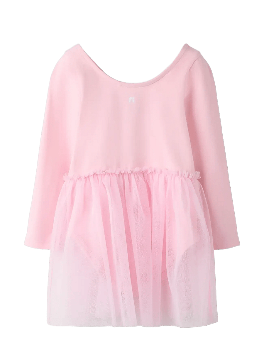 name it - NMFDAISY LS SLIM DRESS - partykleider - romance rose - 1