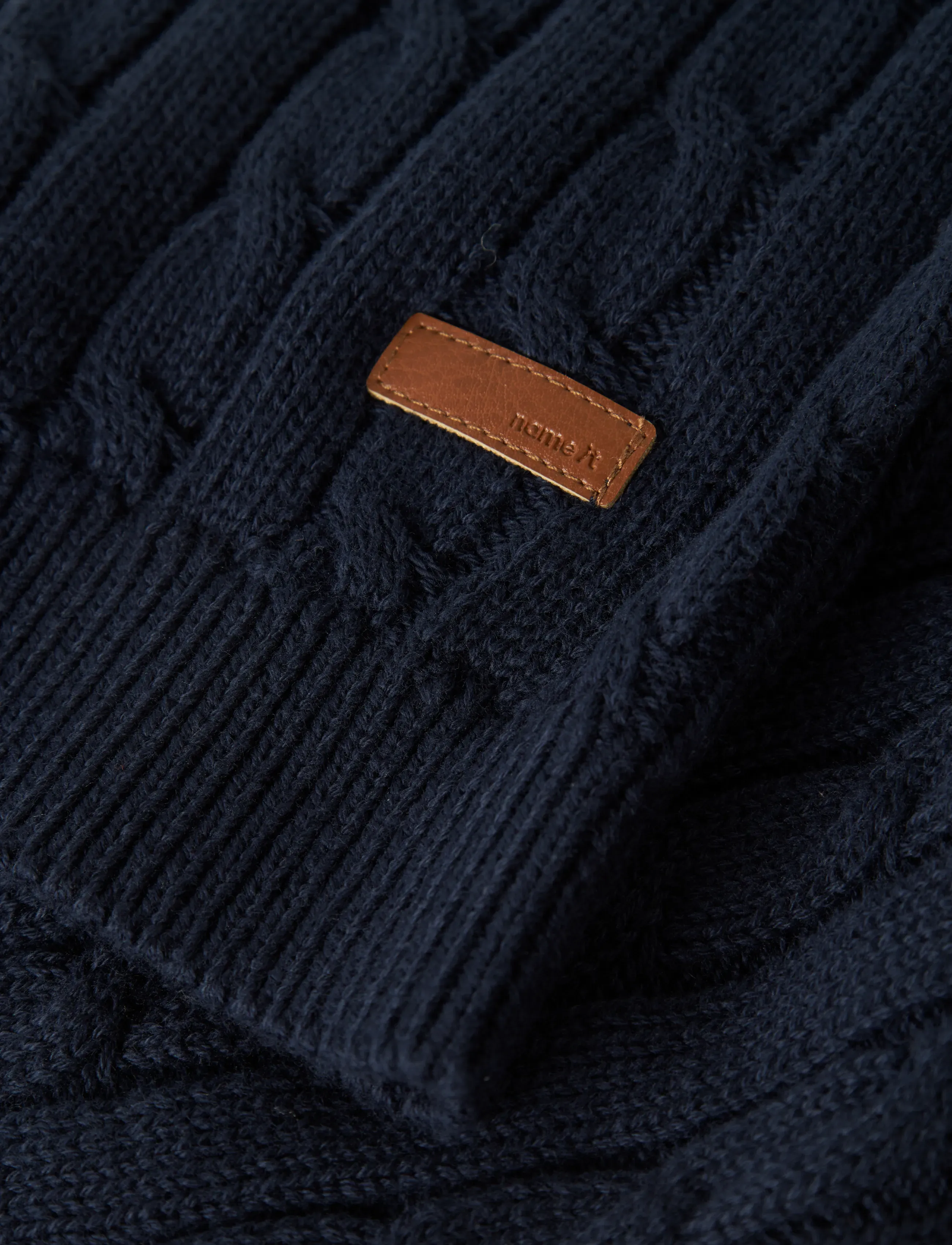 name it - NMMRAFFAT LS KNIT CARD - cardigans - navy blazer - 2