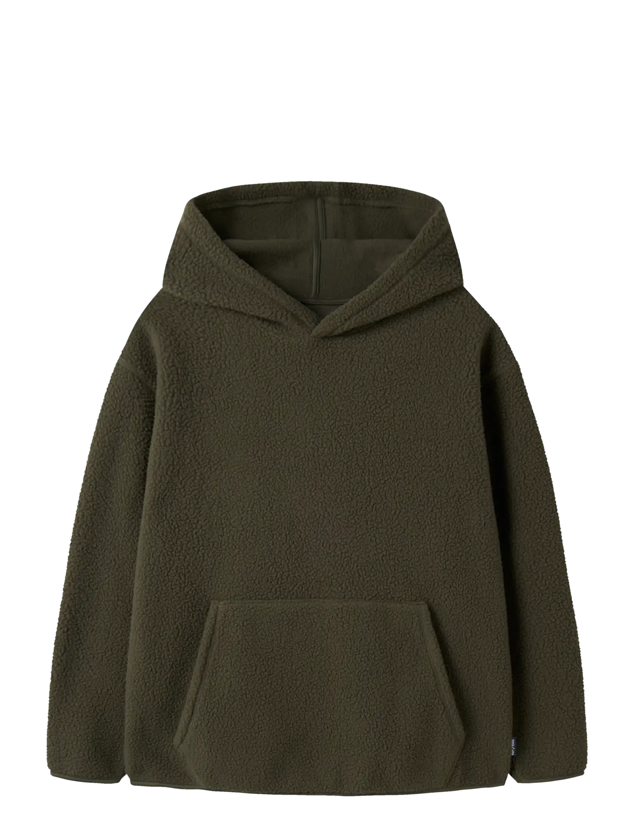 name it NKMRISA LS RLX TEDDY WH - Dressipluusid ja kapuutsiga pusad - OLIVE NIGHT / khaki/green