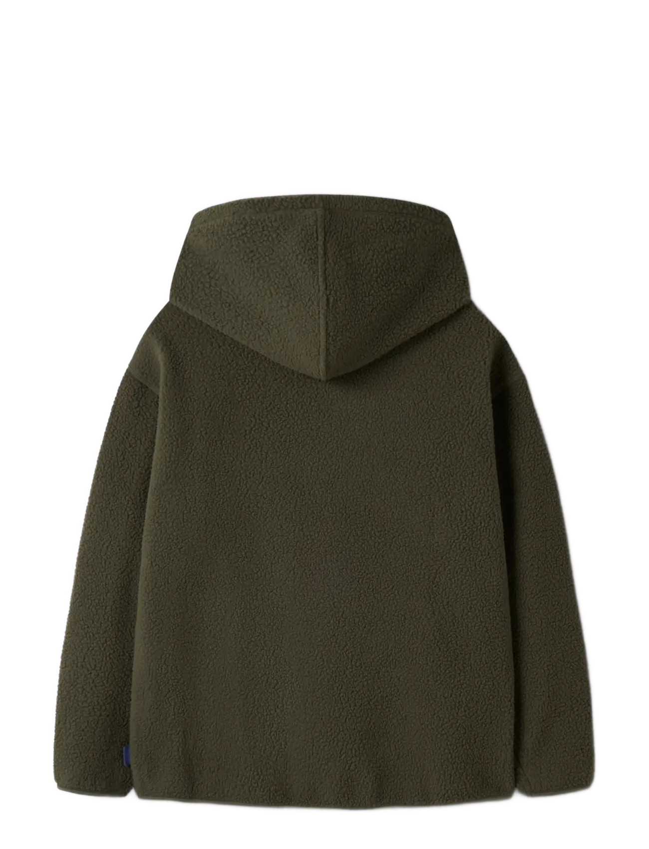 name it - NKMRISA LS RLX TEDDY WH - kapuutsiga pusad - olive night - 1