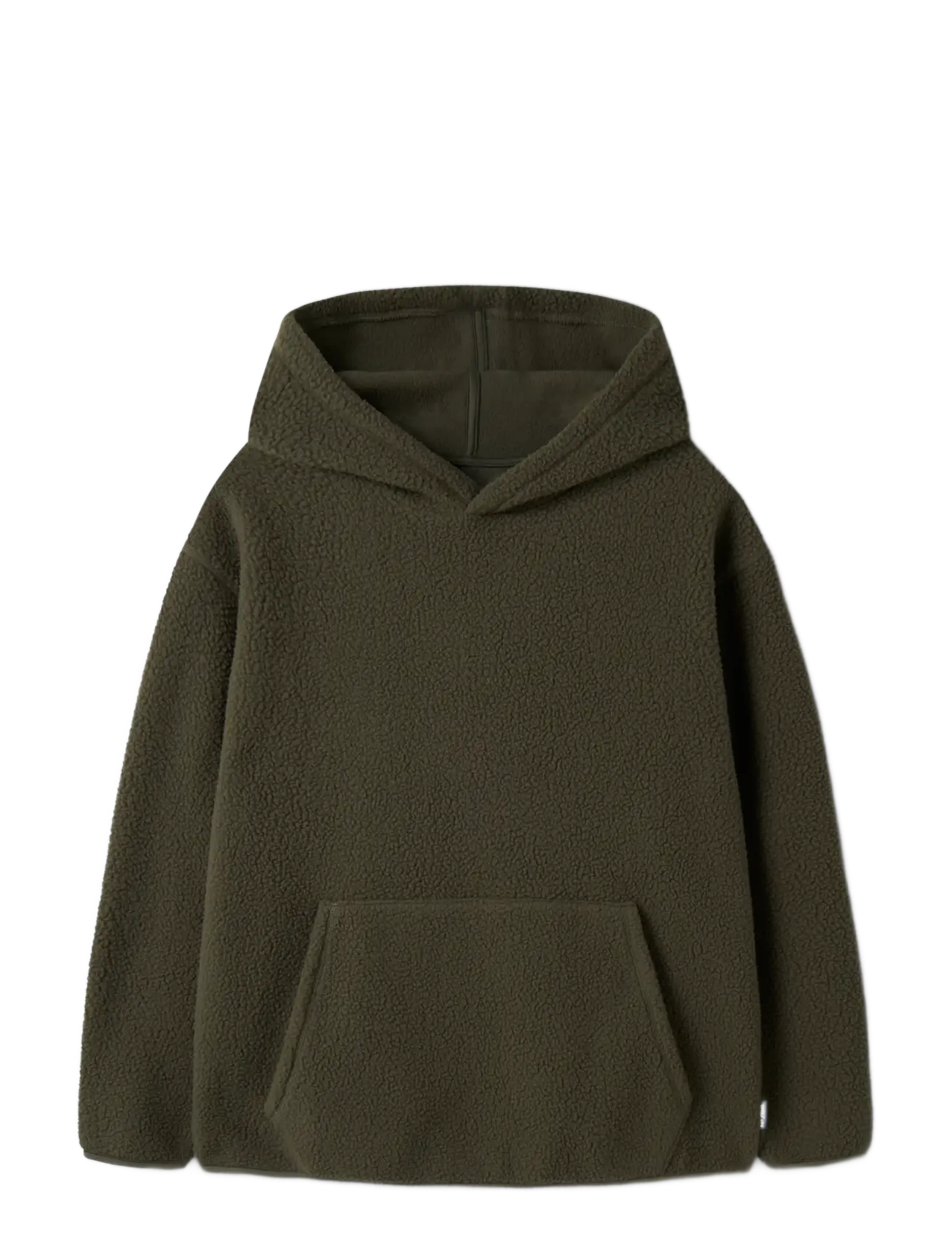 name it - NKMRISA LS RLX TEDDY WH - kapuutsiga pusad - olive night - 2