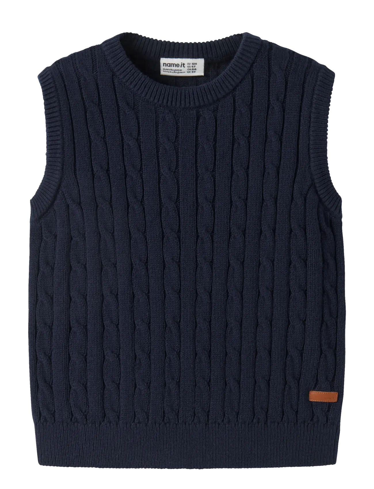 name it NMMRAFFAT KNIT SLIPOVER - Kamizelki - NAVY BLAZER / navy
