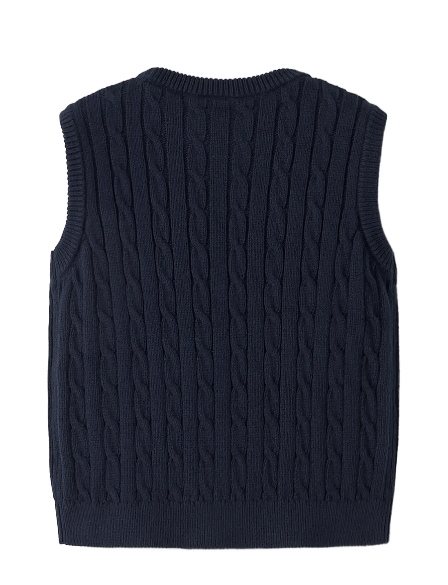 name it - NMMRAFFAT KNIT SLIPOVER - navy blazer - 1