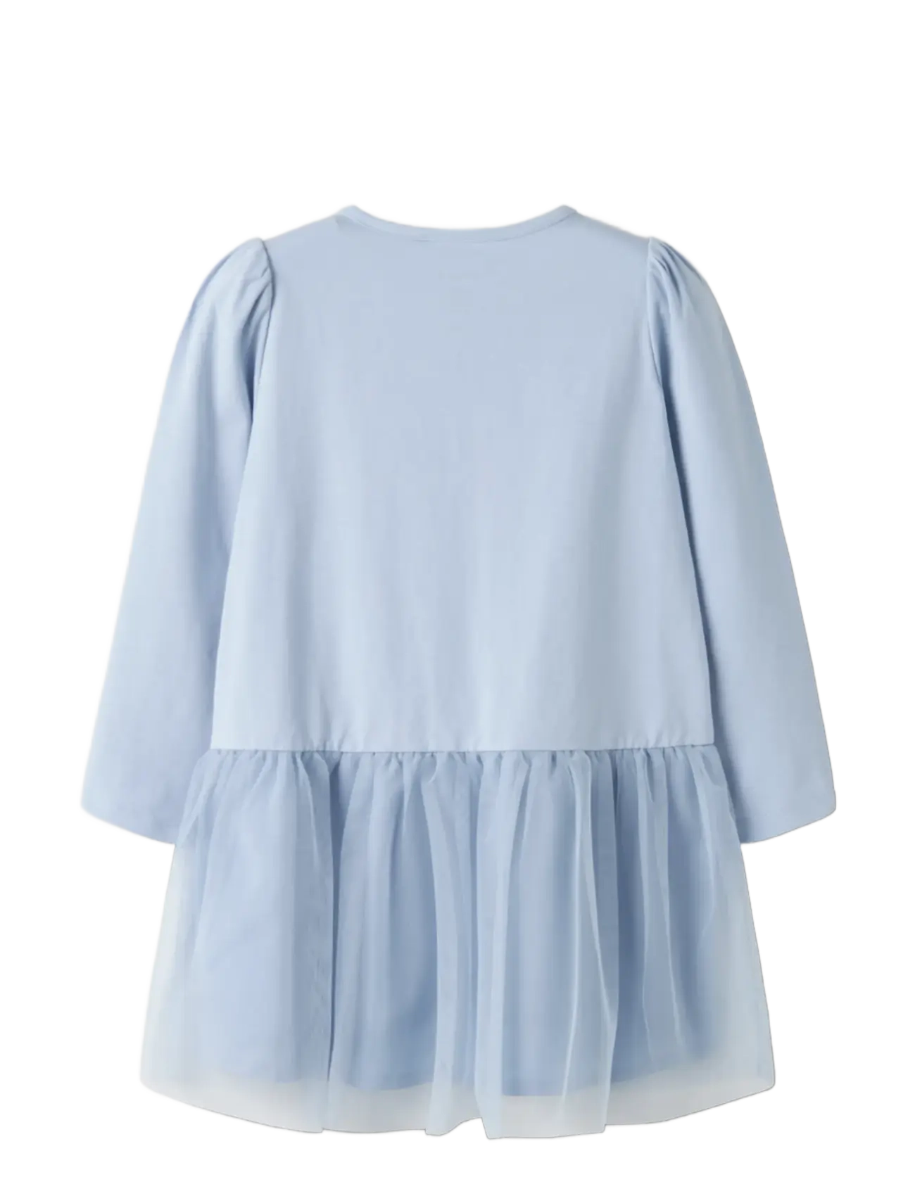 name it - NMFJALIRA FROZEN LS TULLE DRESS WDI - subdued blue - 1