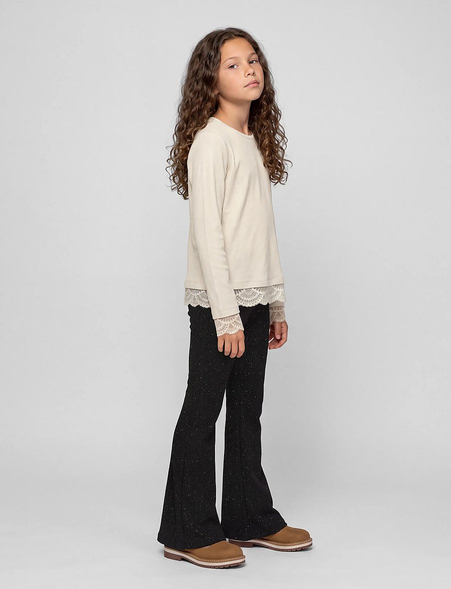 name it - NKFROSIMA LS SLIM TOP - pitkähihaiset t-paidat - birch - 2