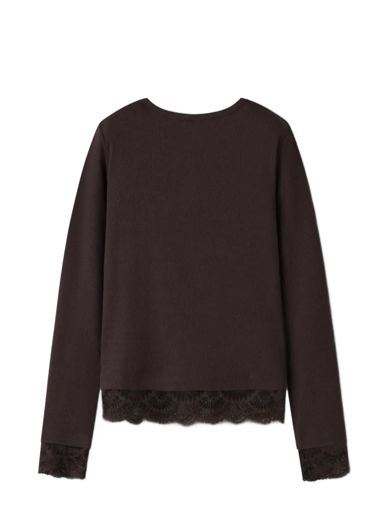 name it - NKFROSIMA LS SLIM TOP - chocolate plum - 1