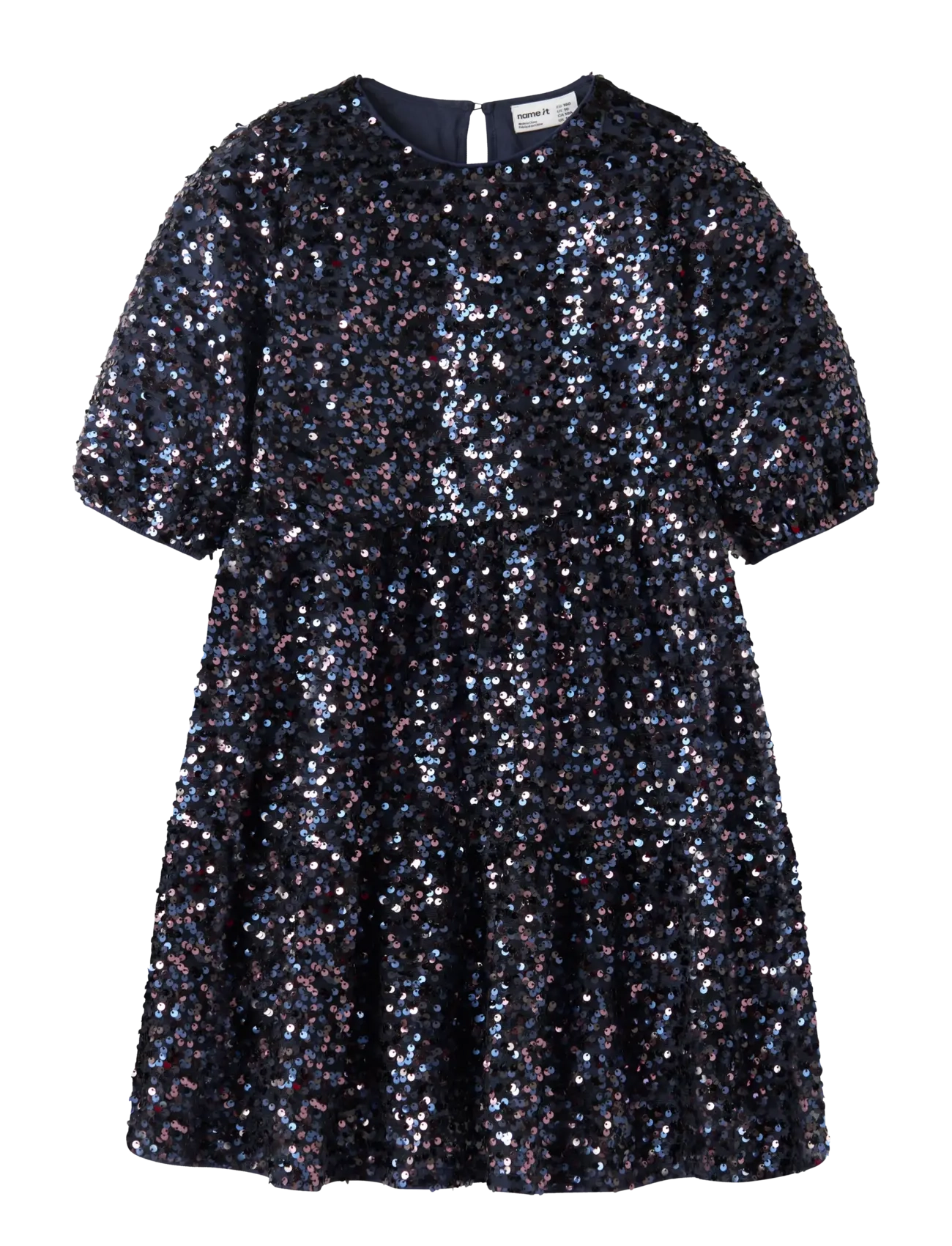 name it NKFRINOA 3/4 SL DRESS - Børn - EVENING BLUE / navy