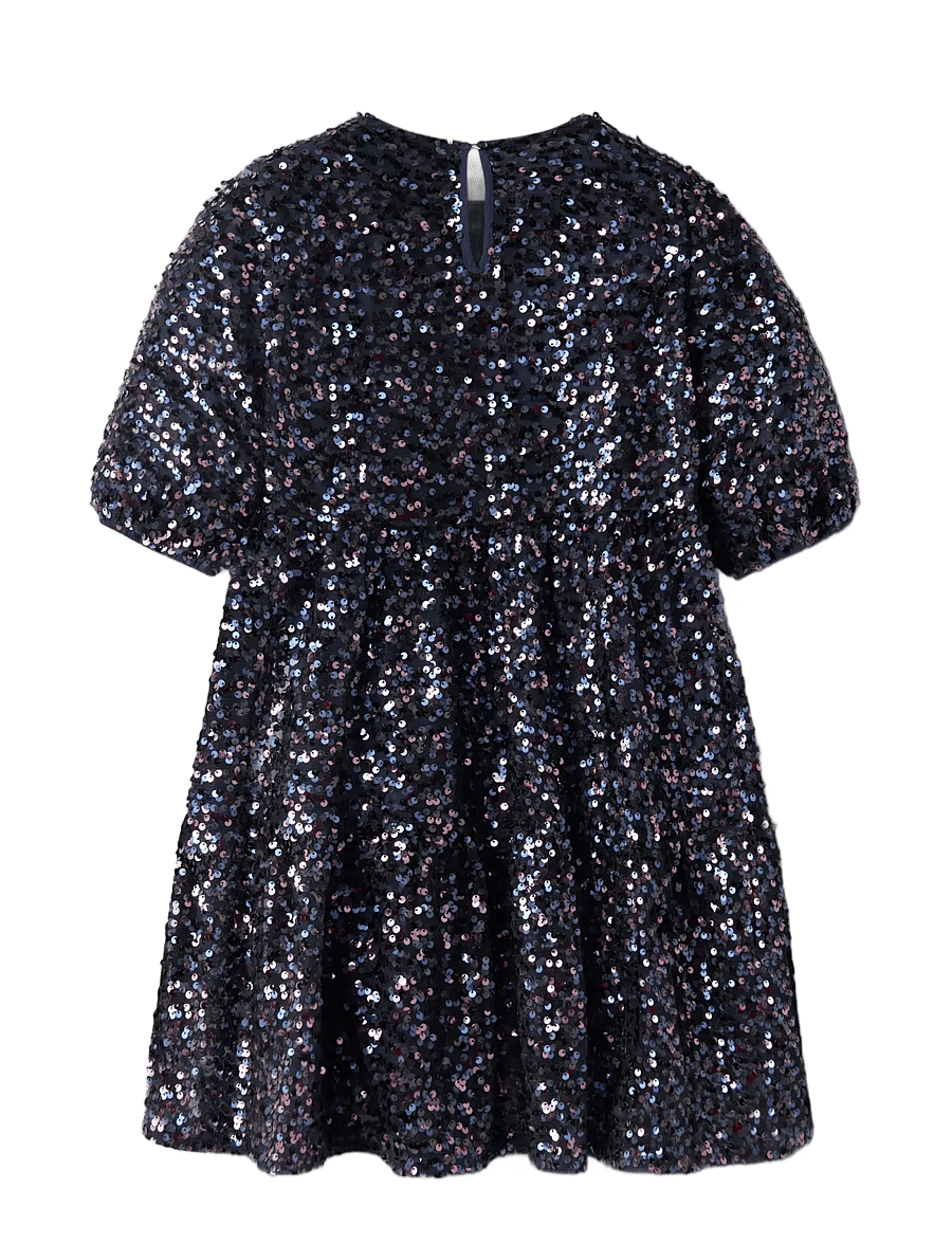 name it - NKFRINOA 3/4 SL DRESS - festkjoler - evening blue - 1