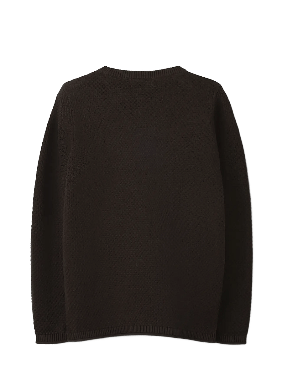 name it - NKMROJ LS KNIT - chocolate plum - 1