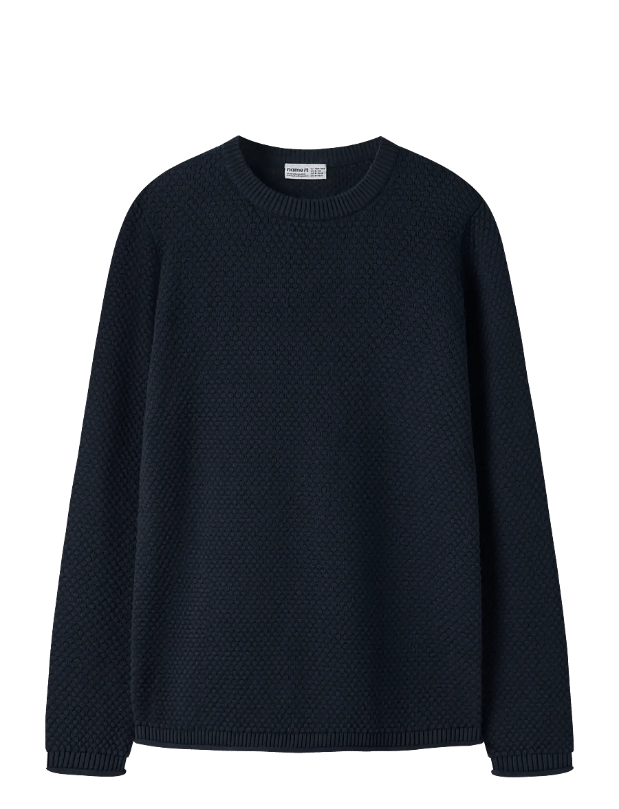 name it - NKMROJ LS KNIT - trøjer - navy blazer - 0